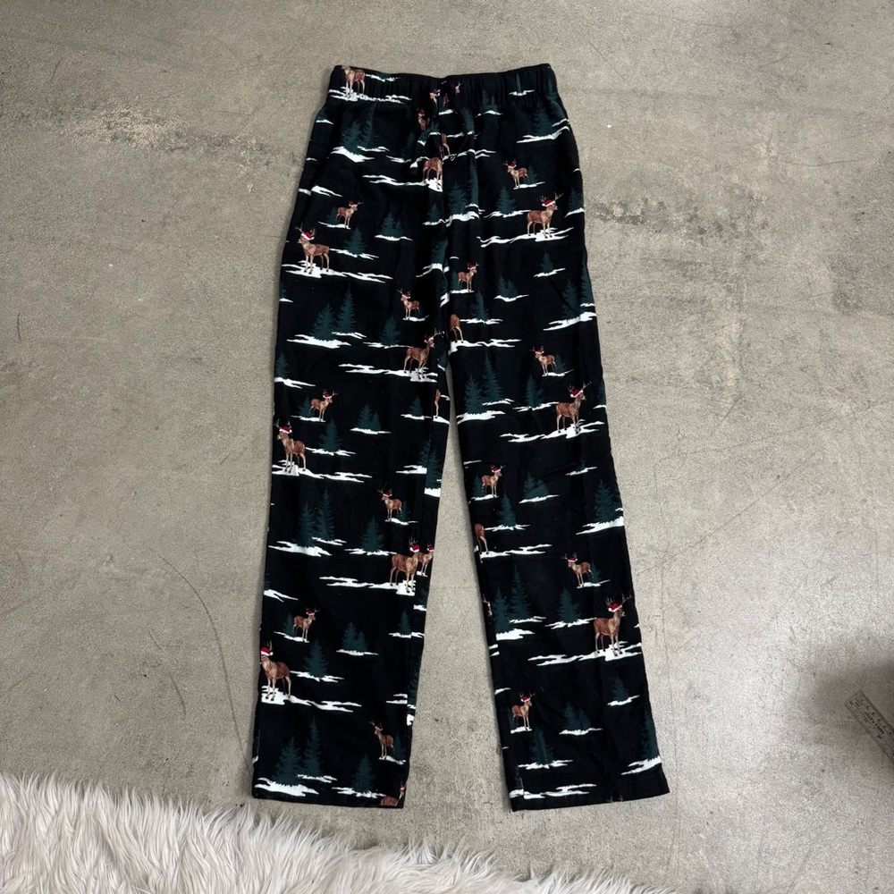 Falls Creek Sleepwear Holidays + Winter Themed Print Pajama Pants (Size S)
